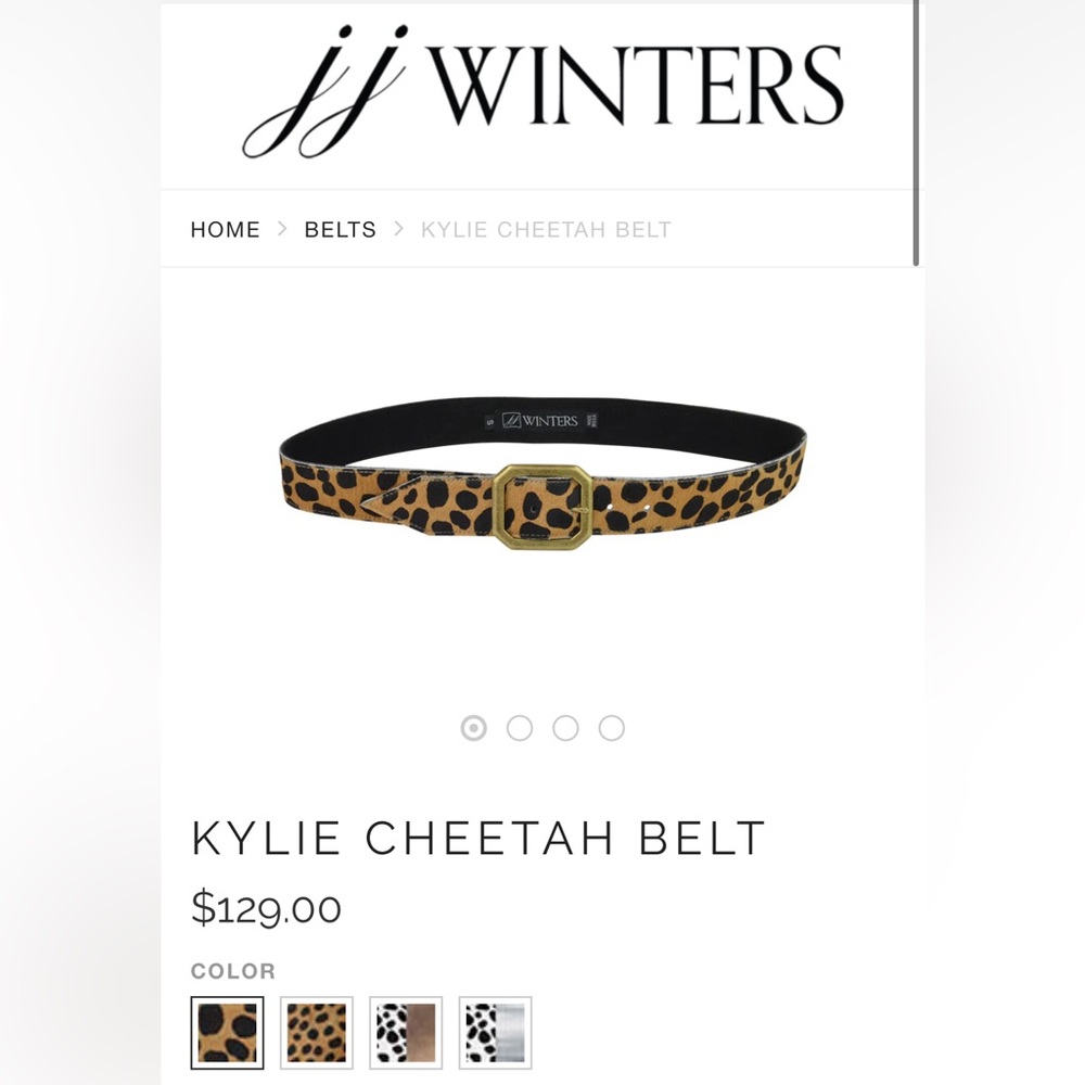 Three JJ Winters Belts